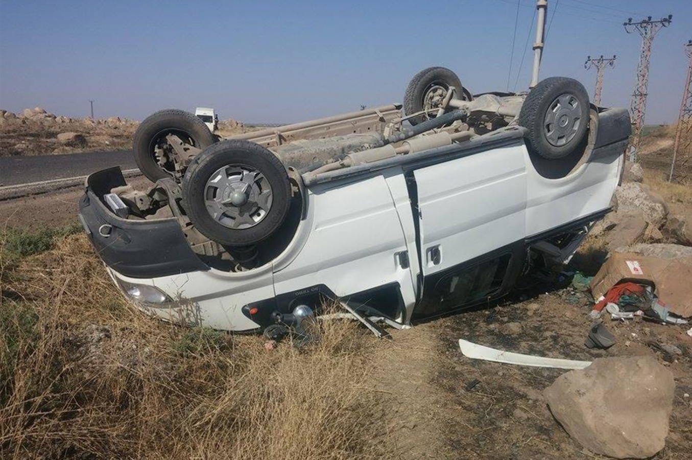 Ceylanpınar’da kaza: 5 yaralı Ceylanpınar’da kaza: 5 yaralı